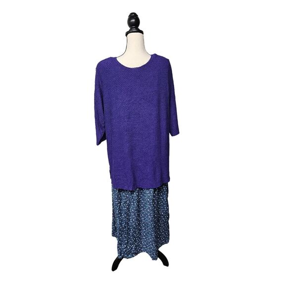 Sharade Vintage Blouse and Tank Dress Sets Womens Plus Size 16W Lagenlook - Picture 4 of 12